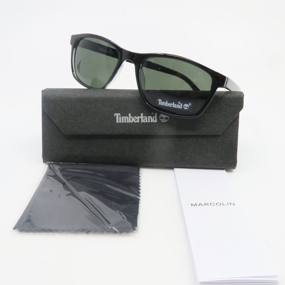 TIMBERLAND TB7146 01N 56mm Black/Green Lenses New Sunglasses. - Picture 1 of 9